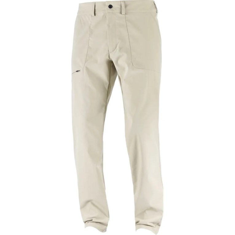 Beige Salomon Wayfarer City Men's Sport Pants | PH 82405E